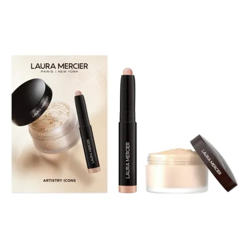 Kit Laura Mecier Mini Pó + Bastão de sombra