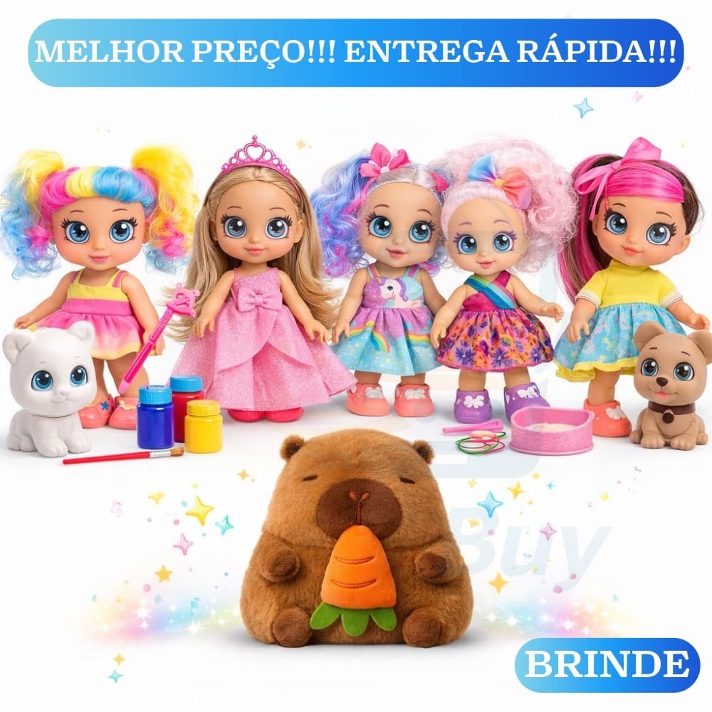 Boneca Bebê Realista Com Chupeta e Mamadeira Brinquedo Infantil Presente Para Meninas
