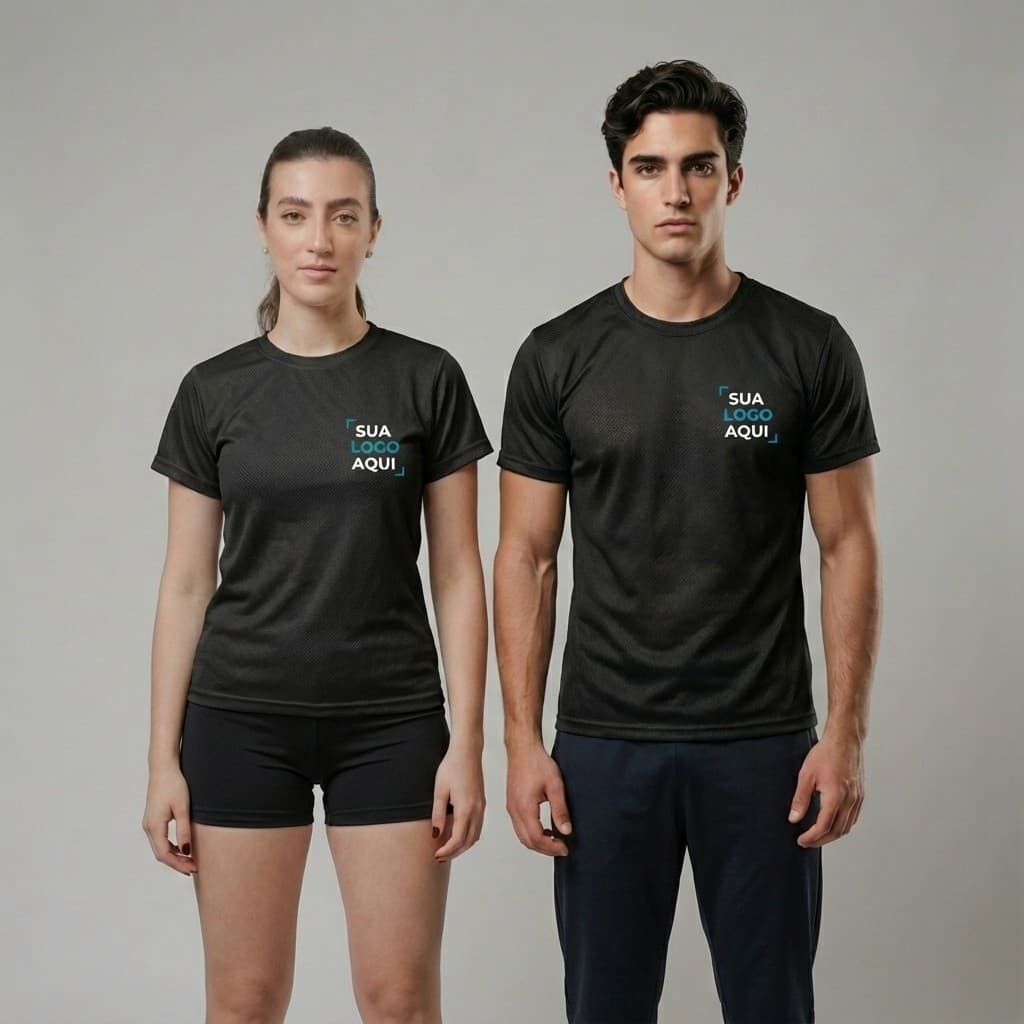Camiseta Dry Fit Premium Estampa Personalizada Respirável Térmica UV - LANÇAMENTO
