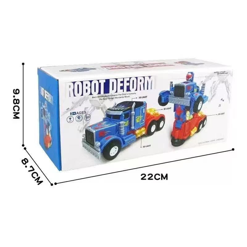 Caminhão Transformers Optimus Prime Vira Robô Som Luz.