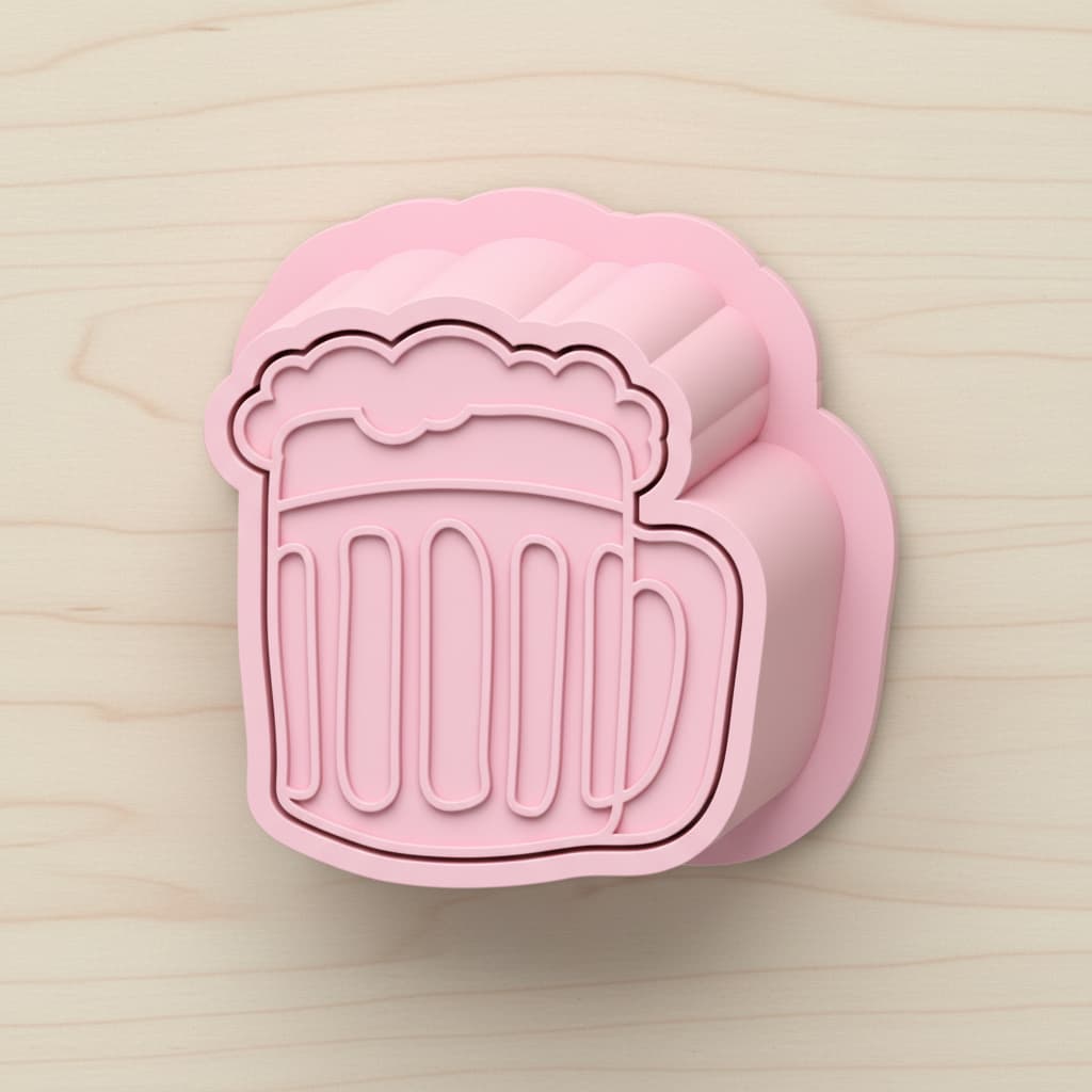 Modelador e Ejetor Para Modelar Doces, Massas e Brigadeiros | Chopp e Churrasco | Caneca de Chopp (Dia dos Pais)