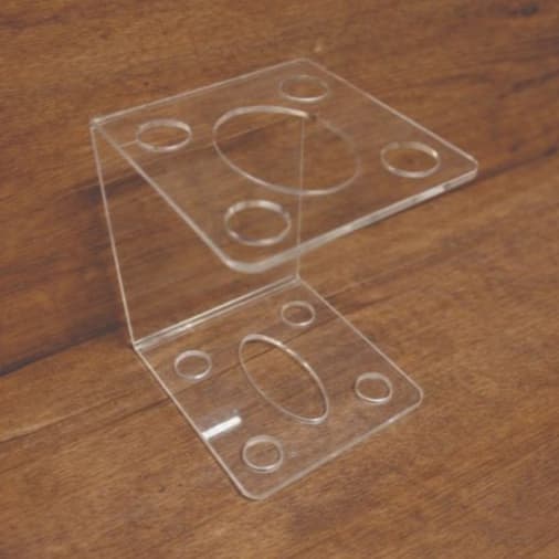 Suporte Para Escova E Pasta De Dentes De Acrílico Cristal