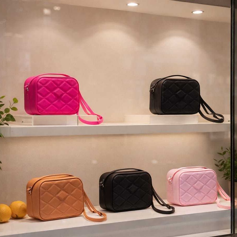 Bolsa Feminina Quadrada  | Essencial, Atemporal e  Combina com Tudo | Estilo Blogueira | Lindas Cores | Frete Gratis
