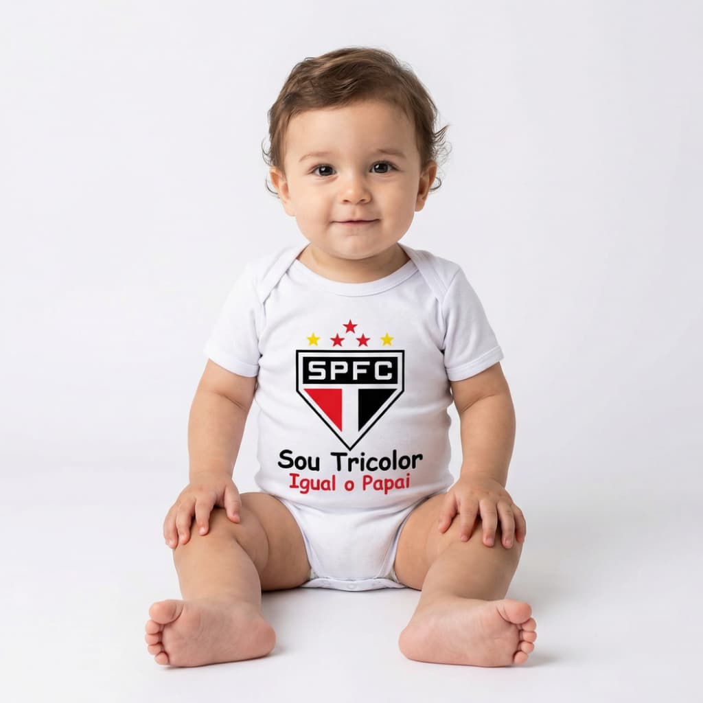 Macacão Body Menino Roupa de Bebê RN Mesversario Envio Rápido