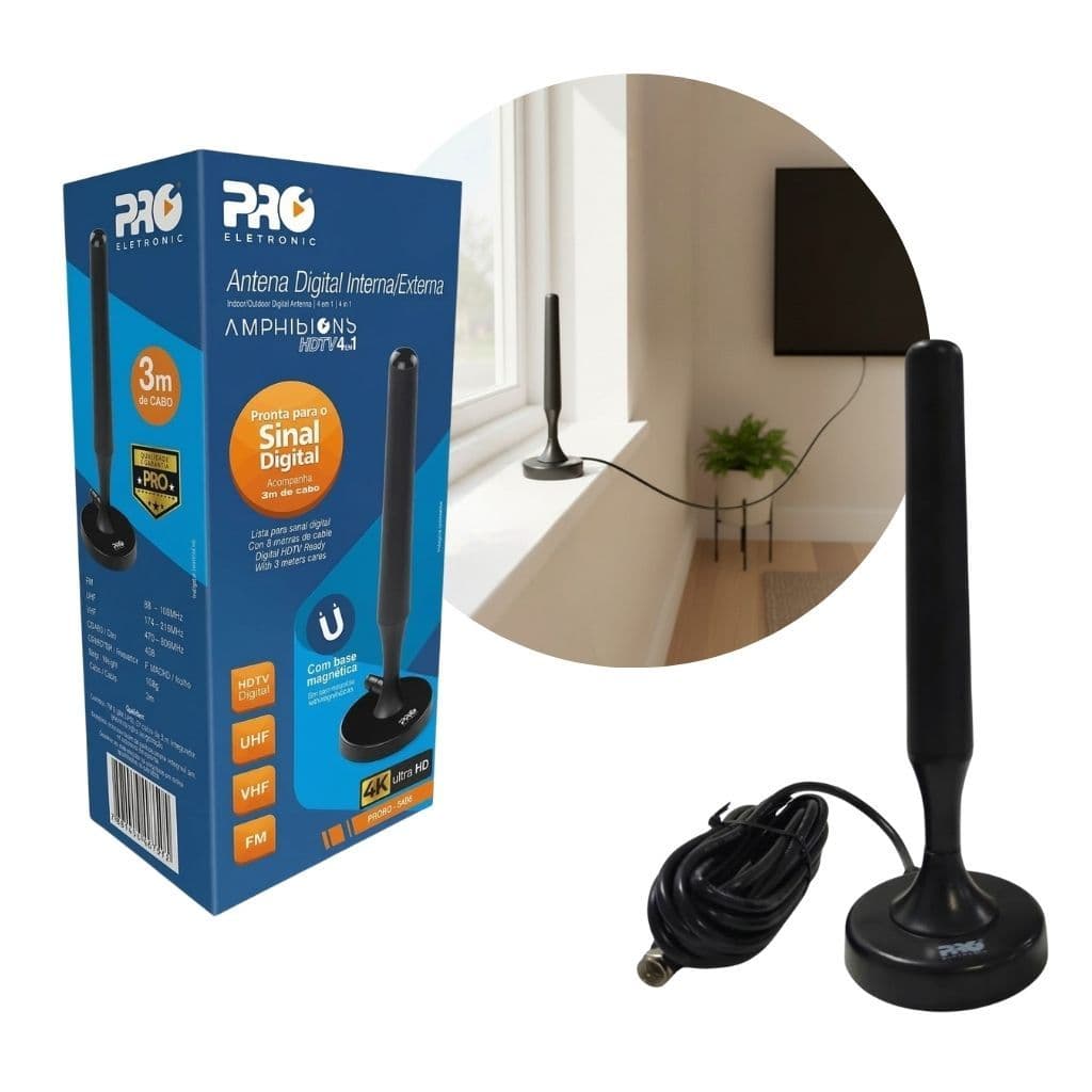 Antena Interna Digital Proeletronic OMNI PROHD-2400