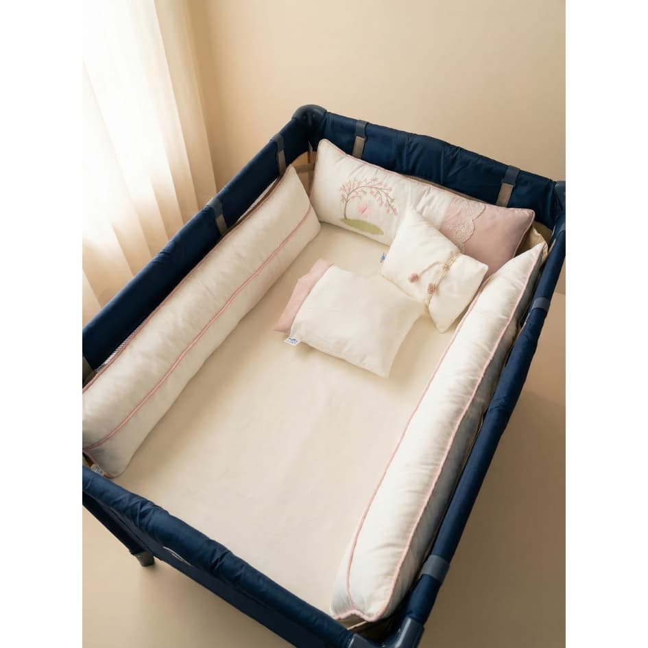 Kit Berço para Cercadinho Jardim  7 peças