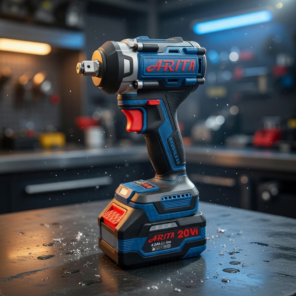 Chave De Impacto Parafusadeira Baterias 20v Brushless 35 Pçs Vermelho 110v/220v 60