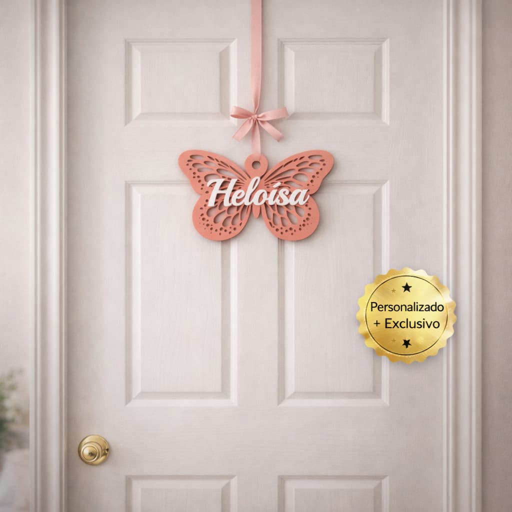 Decoração de Nome Personalizado Para Quarto do Bebe/Criança