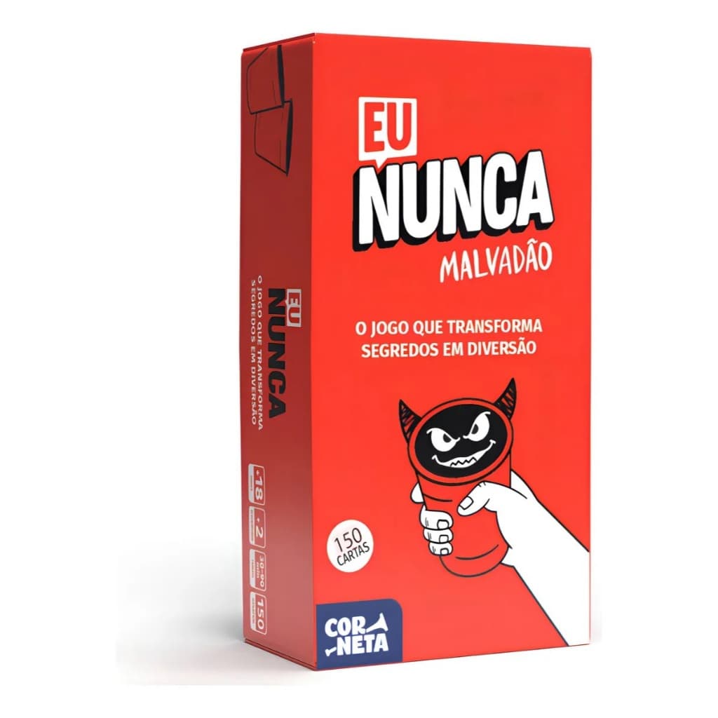Eu Nunca Malvadão Deluxe - Jogo De Cartas Corneta
