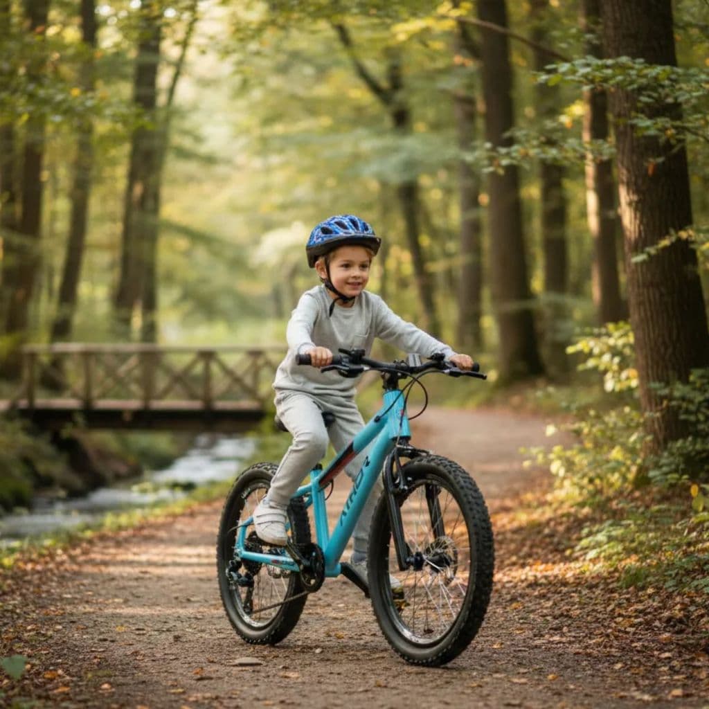Bicicleta Infantil Aro 20 Athor Brave 7 Marchas Shimano Tourney Alumínio 6061 V-Brake 6 a 9 Anos