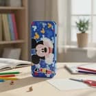 Estojo Organizador Estampa Personagens Desenho Azul Mickey