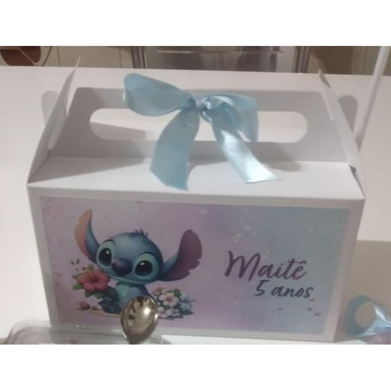 Maletas personalizadas para festa na escola ou lembrancinha no tema Stich kit com 10 unidades