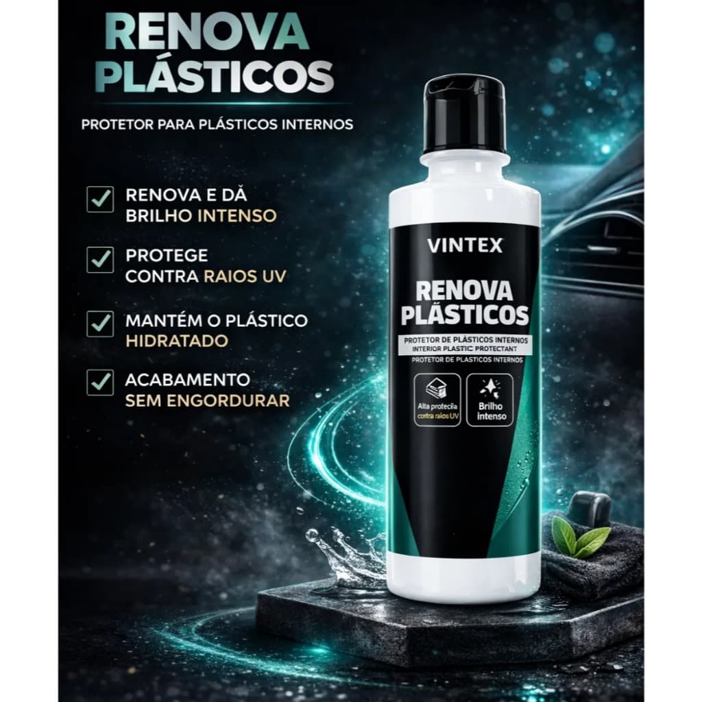 REVITALIZADOR DE PLÁSTICOS INTERNOS VINTEX PAINEIS/ FRISOS