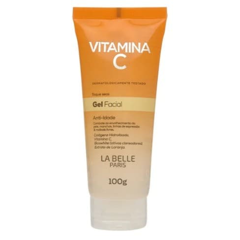 Gel Facial Antioxidante Vitamina C Toque Seco La Belle 100g