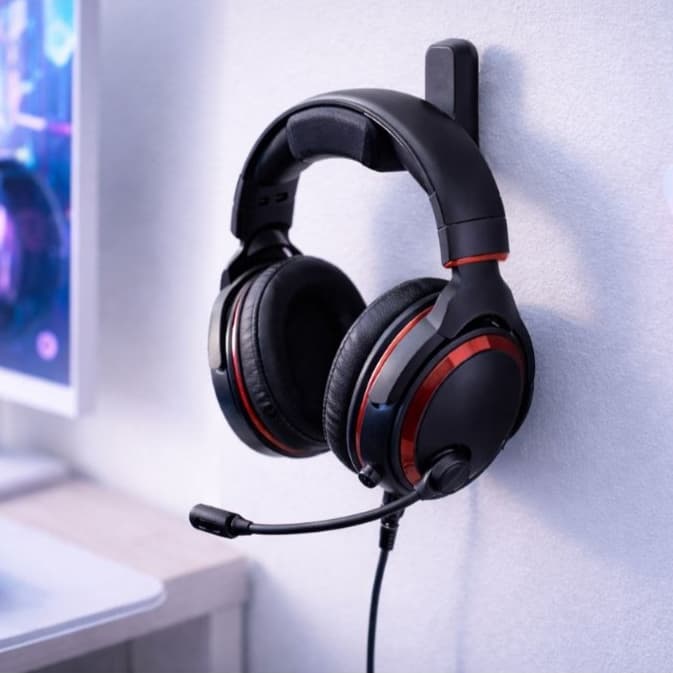 Suporte de Parede Fone Headset Headphone c/ Parafuso -  PS5, Xbox, PC