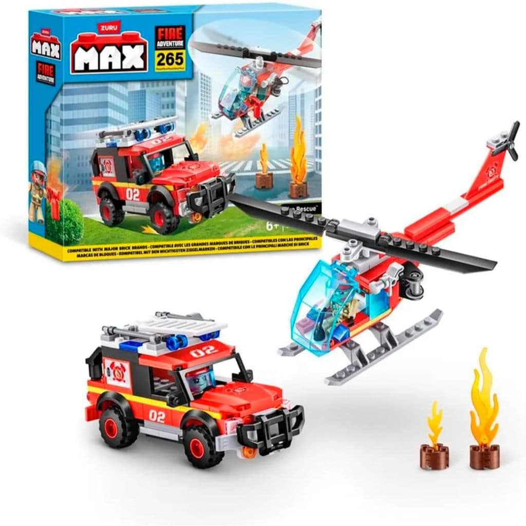 Blocos de Montar Max Build 265 Peças Infantil Candide 25006