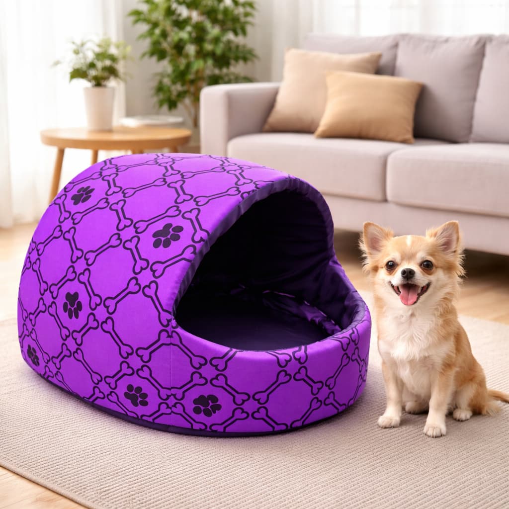 Cama Caminha Iglu p/ Cachorros e Gatos Toca Nylon Diversos Tamanhos