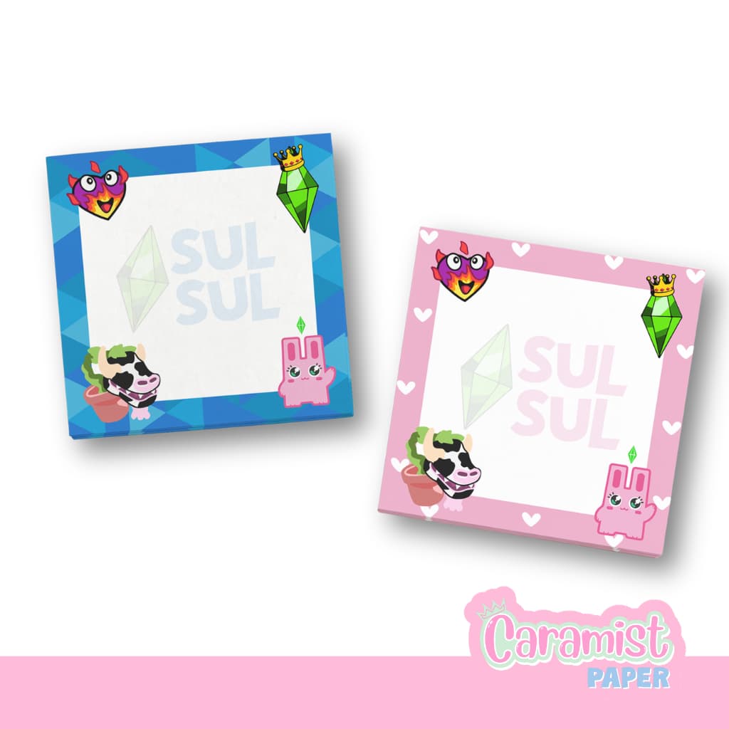Bloco de anotações The Sims destacável 50 folhas 120g | papelaria fofa