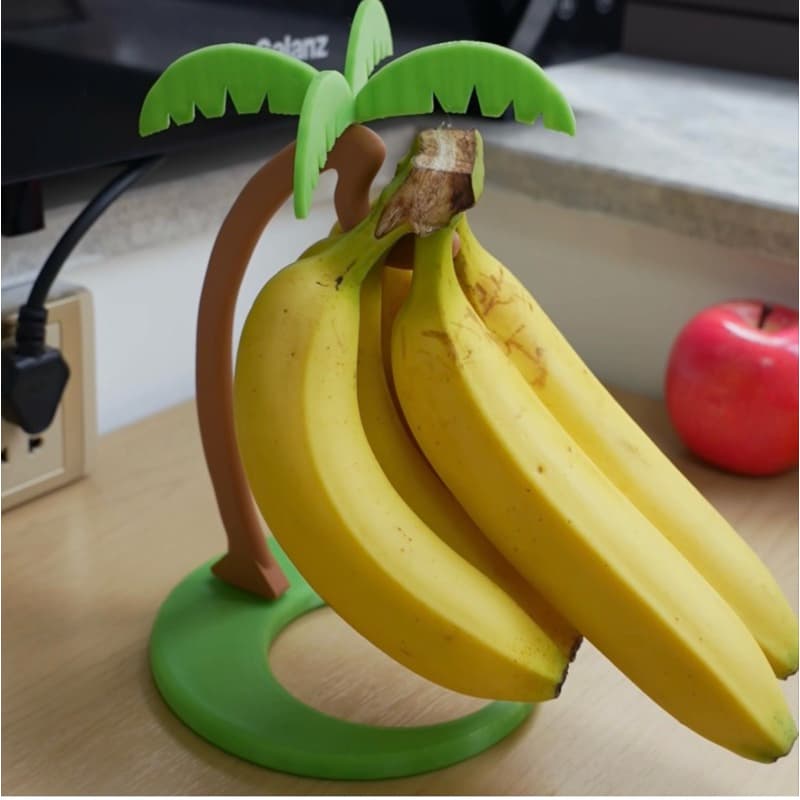Suporte para Bananas Decorativo em Formato de Palmeira Porta Bananas Fruteira de Bancada
