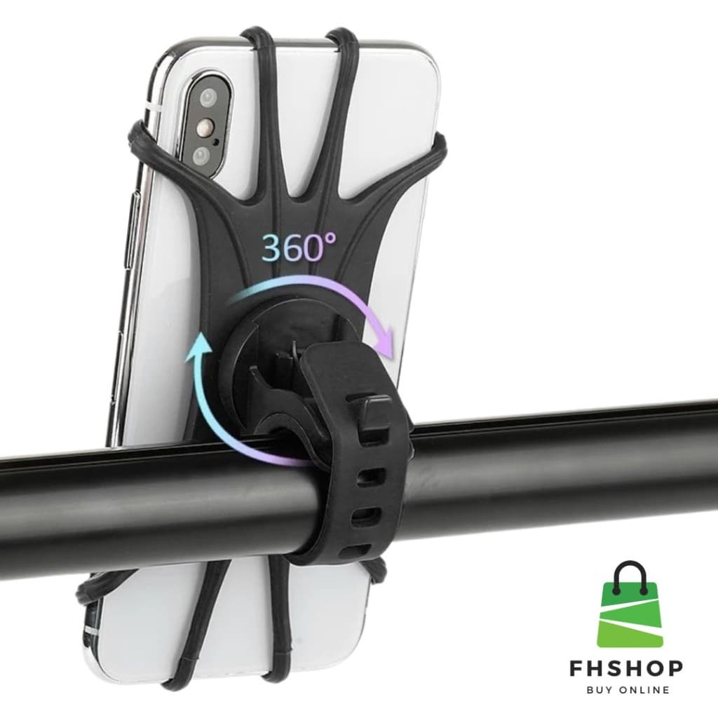 Suporte de Silicone 360° Para Celular Bike e Moto Suporte Universal 4-6 Polegadas Oberon