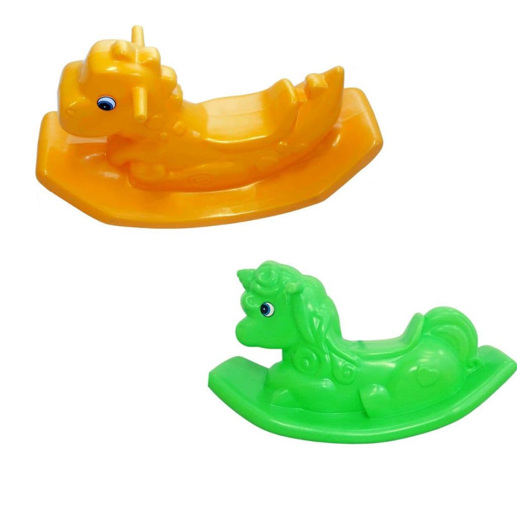 🔥 Gangorra Infantil Bebê Dino + Unicórnio – Brinquedo Seguro