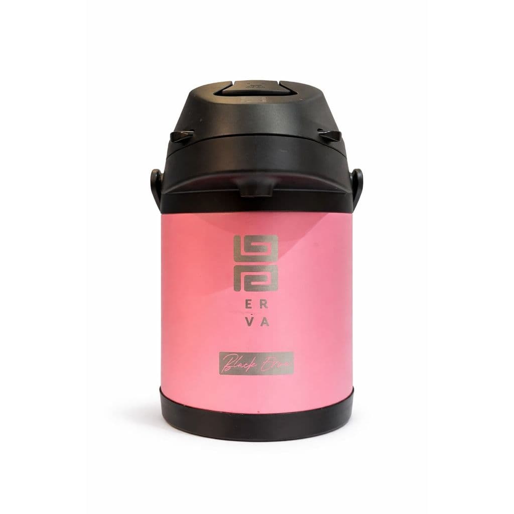 garrafa termica  inox capacidade 2,5l na cor rosa