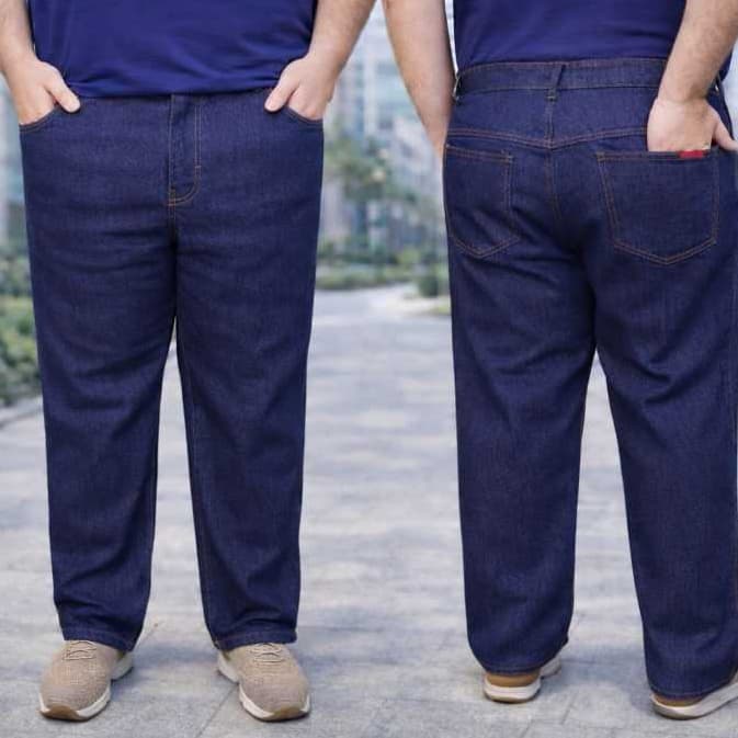 Calça Jeans Masculina com Elastano Trabalho Confortável Plus Size