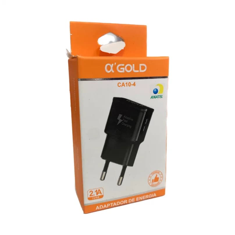 Carregador A'Gold USB 3.1A Bivolt Para Celular