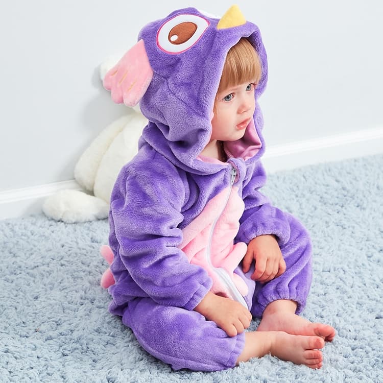 Macacão Pijama Fantasia Infantil e Bebê Confortável Capuz Bichinhos Fofos Kigurumi Pelúcia