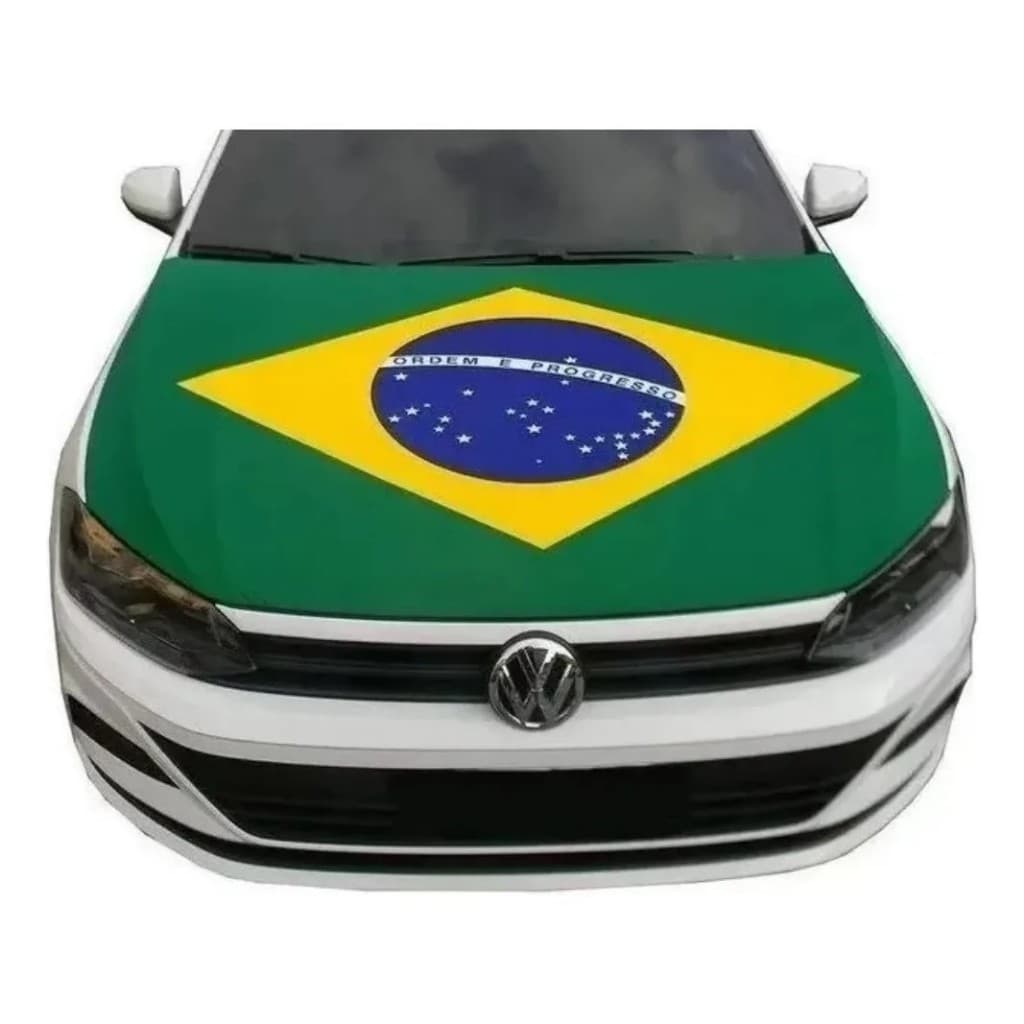 Bandeira do Brasil para Capô de Carro