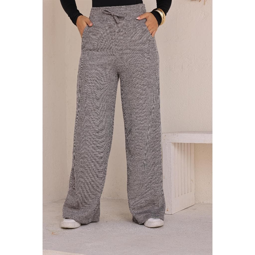 CALÇA PANTALONA MALHA RIBE FEMENINA CINTURA ALTA-CONFORTO PREMIUN