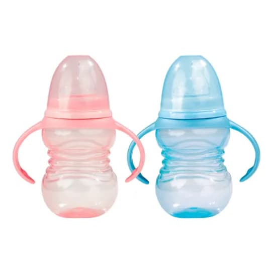Copo  Buba  De Treinamento para Bebê Com Alça Removivel Rosa ou Azul 260ml.  12739 - 12740