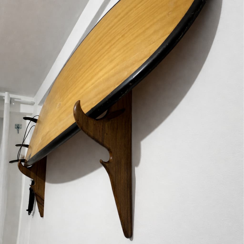 Rack Suporte de Madeira para Prancha de Surf
