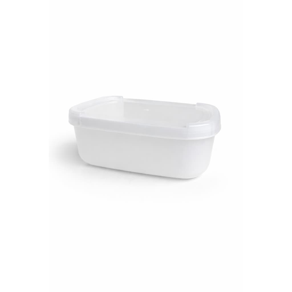 Kit 20 Potes 1 Litro com Tampa | Pote para Sorvete Açaí Freezer Marmita Reforçado