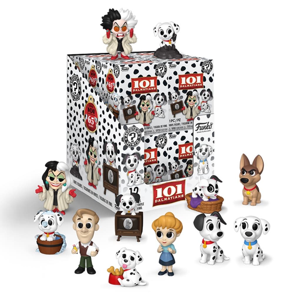 FUNKO MYSTERY MINIS 101 DALMATIANS 90758 NOVO ORIGINAL