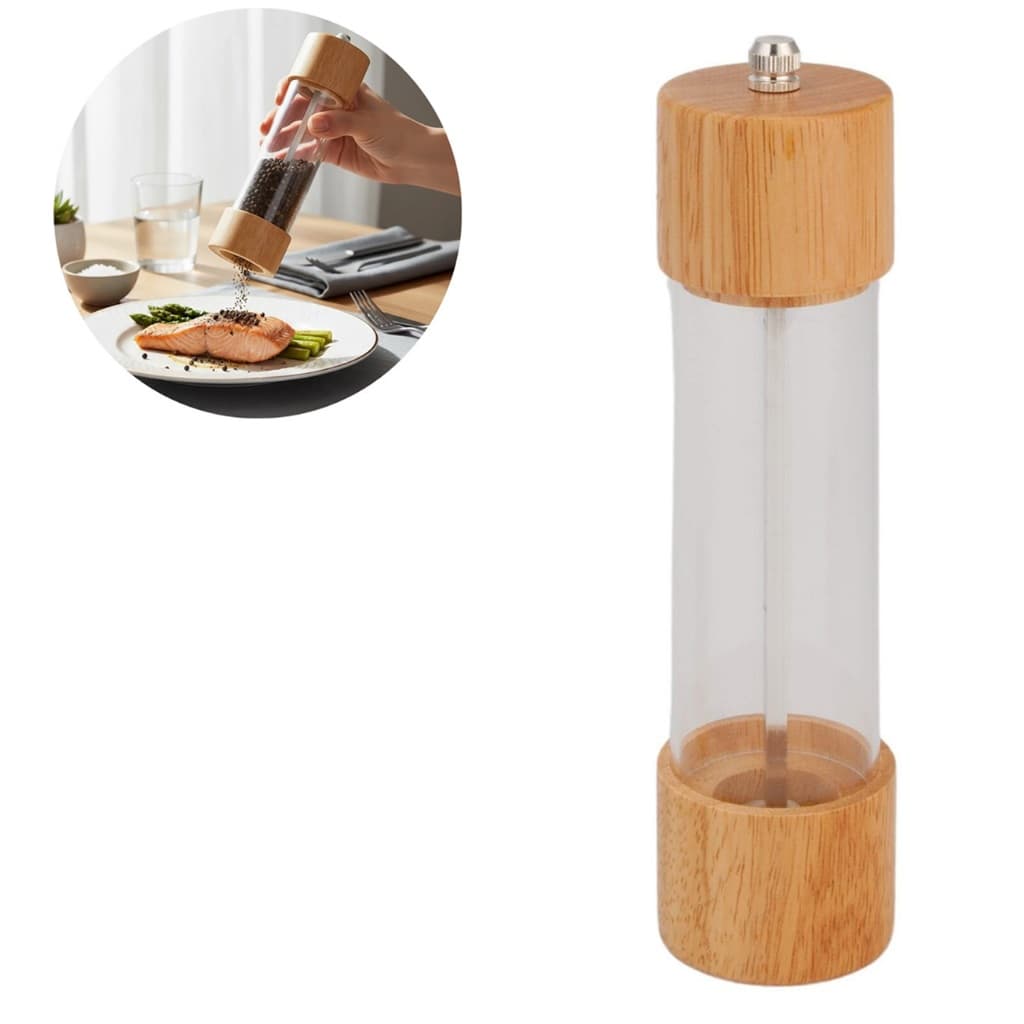 Moedor Pimenta Ou Sal Grosso Triturador Temperos Manual
