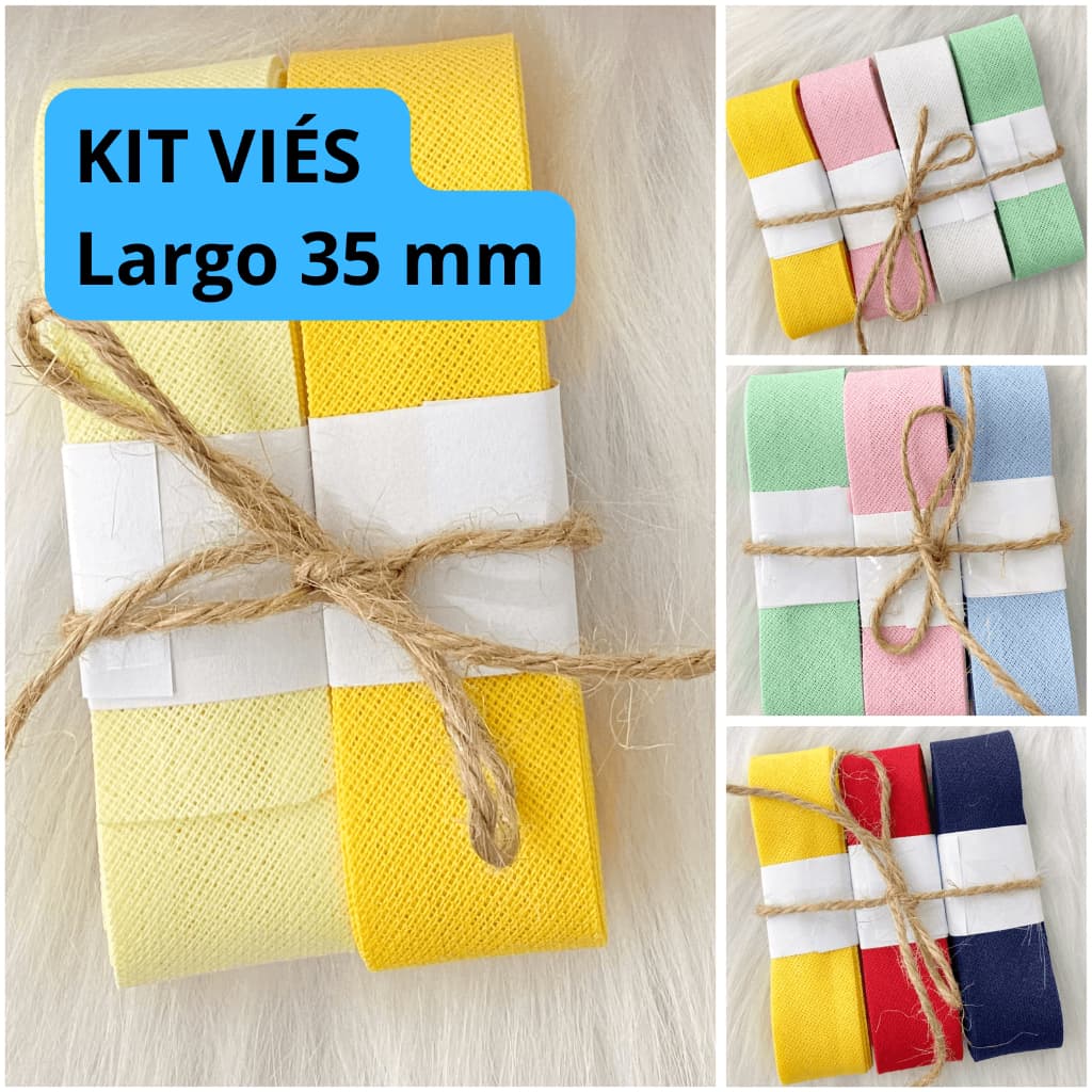 KIT VÍES ALGODÃO LARGO DESTAQUE 35MM