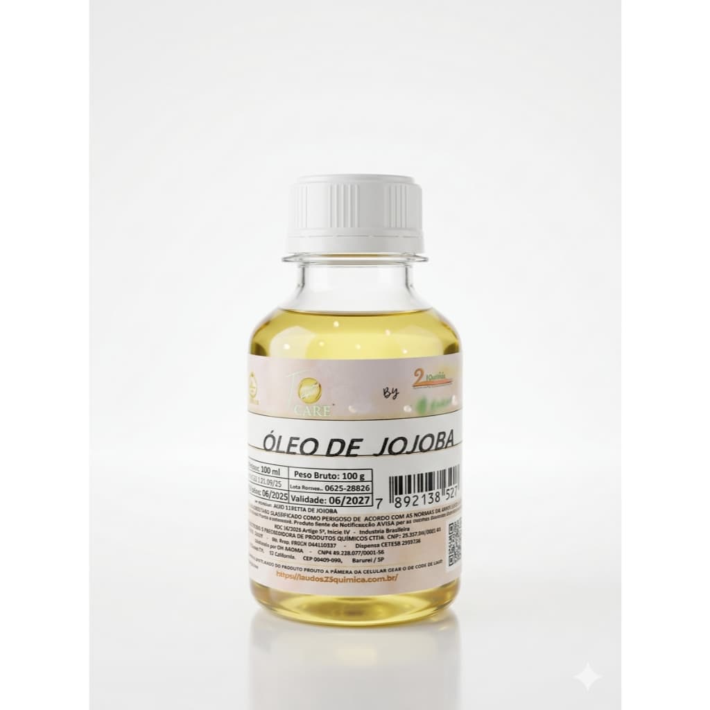 Óleo de Jojoba 100% Puro - Sem Fragrância - 100ml