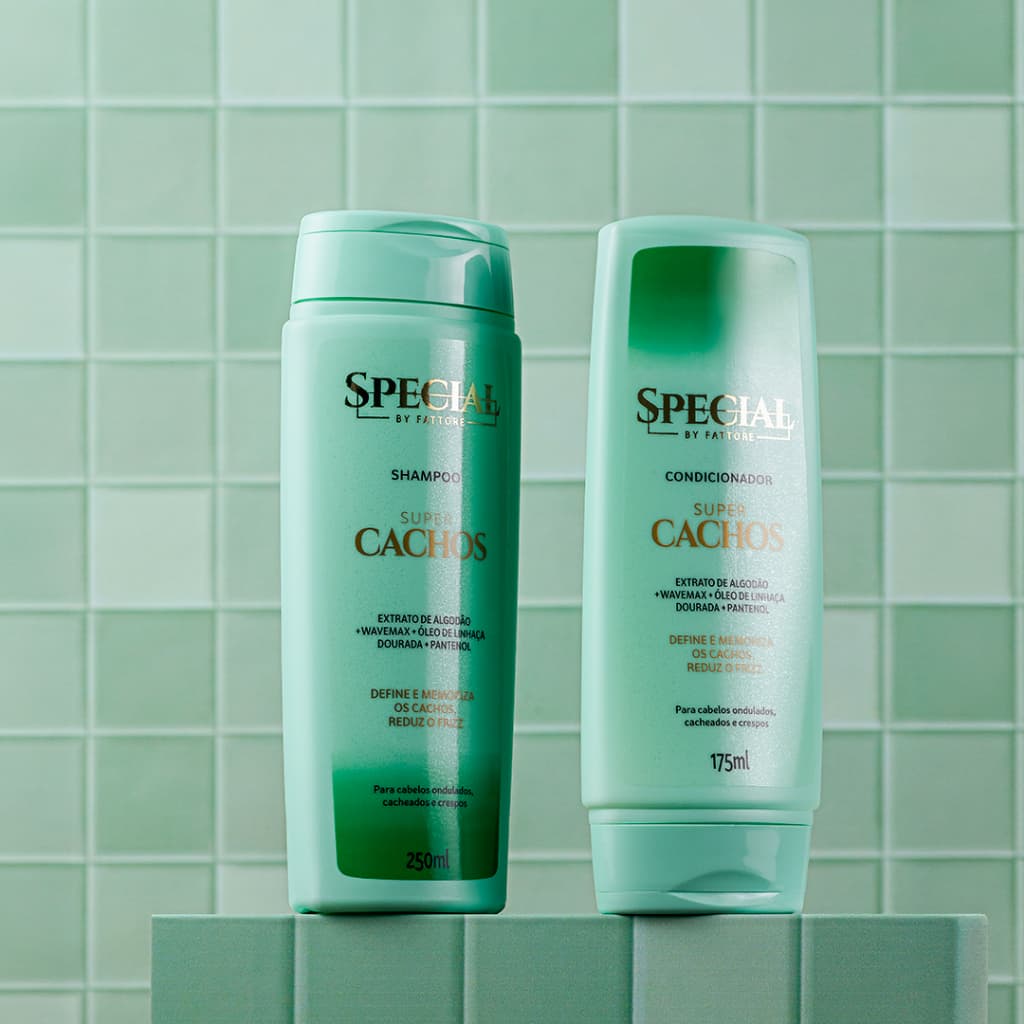 Kit Shampoo + Condicionador Fattore Memorizador de Cachos