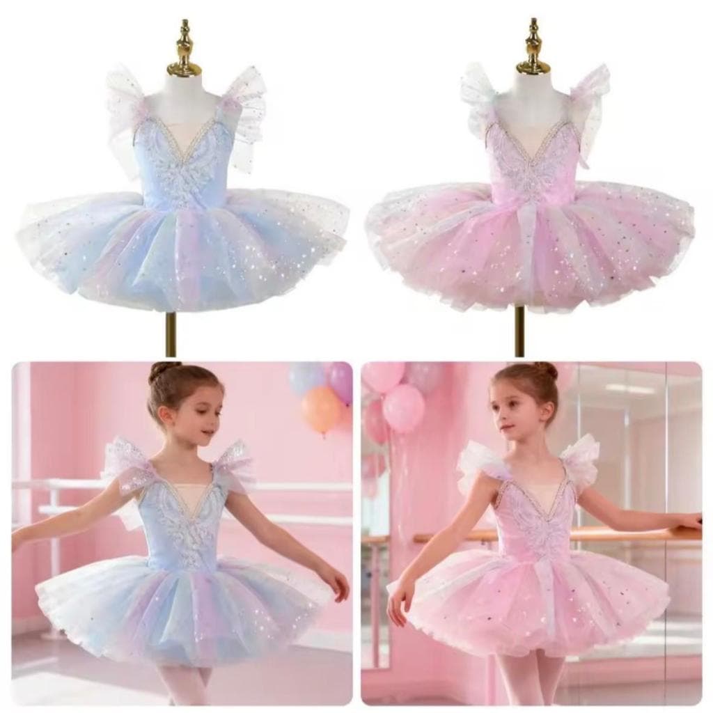 Vestido Collant Fantasia Bailarina Bale Saia Tutu Ballet