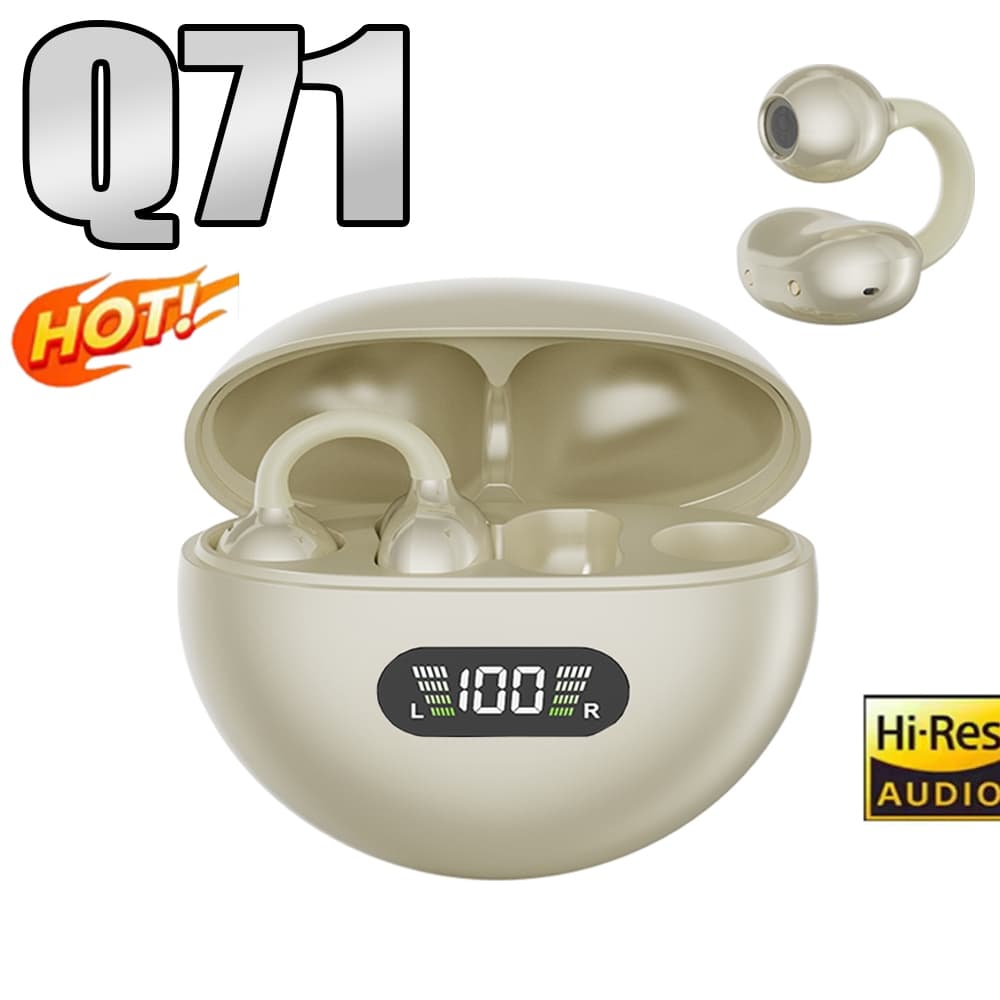 Q71 Fones de Ouvido Bluetooth Sem Fio - Gamer e Esportivo, Compatível com Android/iOS