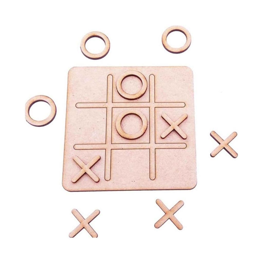 Jogos Velha Tabuleiro MDF 10 x 10cm Lembrancinhas Aniversário Brinquedo Menino Menina Unissex