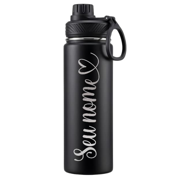 Garrafa Térmica Sport 550ml |Personalização - Laser – Nome - Logo - Time