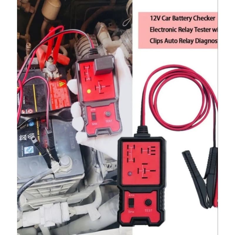 Testador Medidor De Relé Automotivo 12v 4 E 5 Pinos