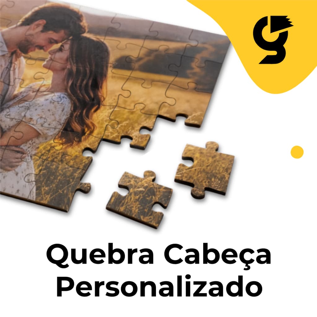 Quebra Cabeça Personalizada MDF Foto Presente Surpresa Momentos Lembrança