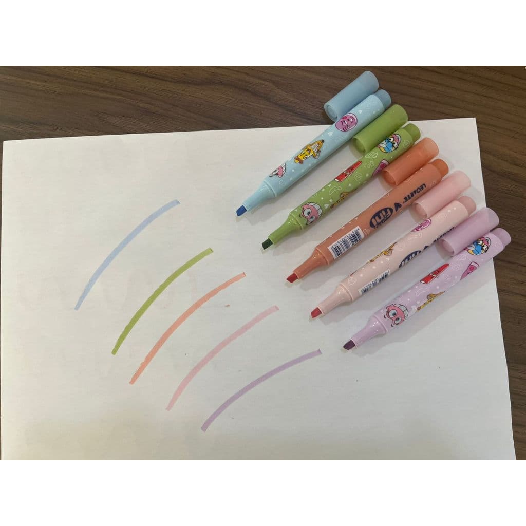 Marca Texto Estampado Fini com Cheirinho C/ 5 Unidades