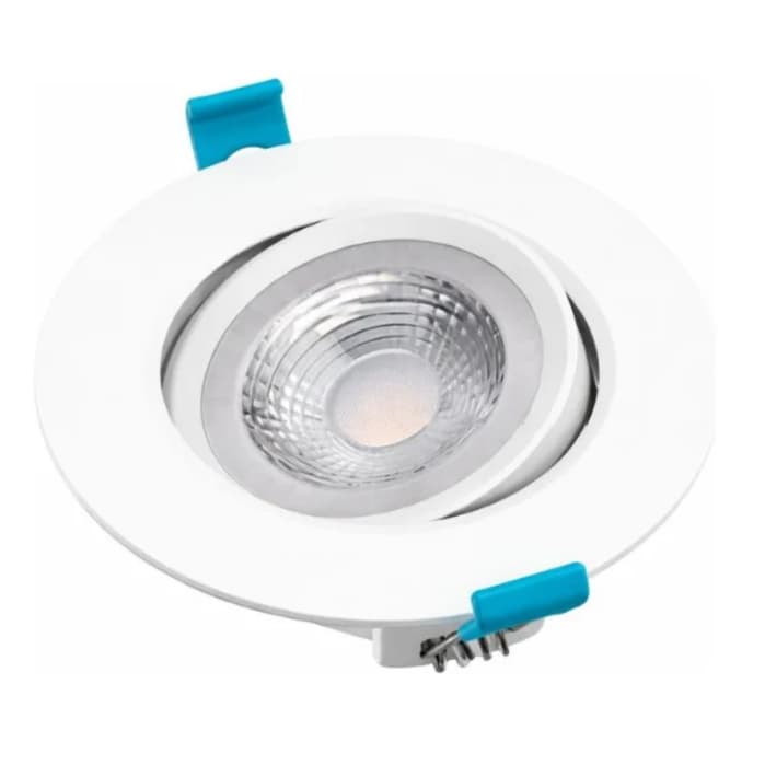 Spot Embutido Direcionável Stella Easy Par20 7W 3000K Branco Redondo Teto Gesso Interno
