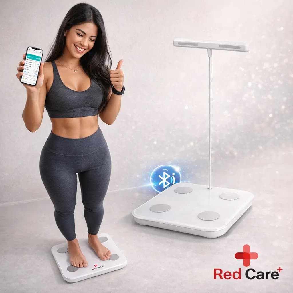 Balança Digital Bioimpedância Bluetooth IOS Android Corporal Profissional Residencial Consultório