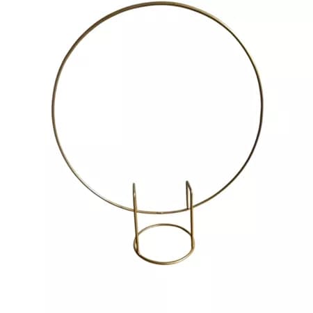 Arco Redondo de 70cm Dourado em Ferro