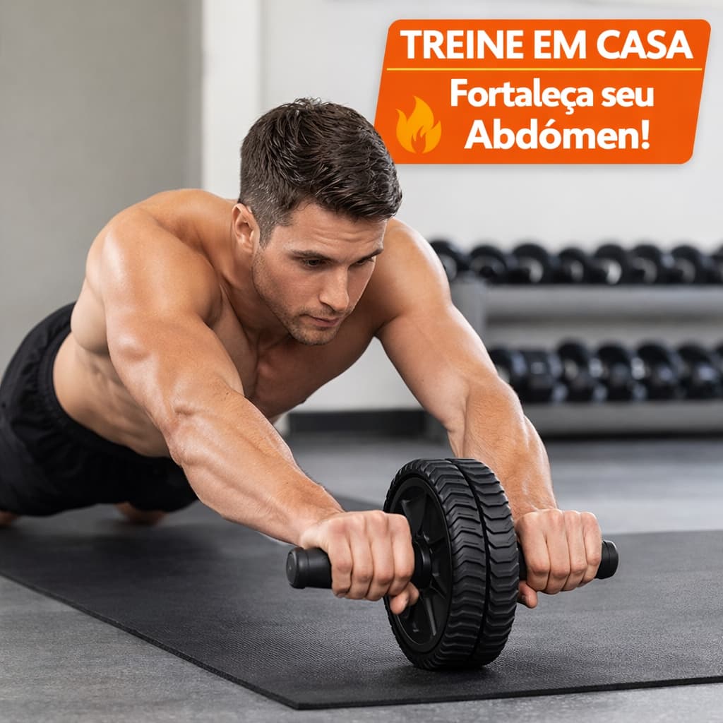 Roda Abdominal Exercício  Academia em Casa, Funcional Exercício Yoga